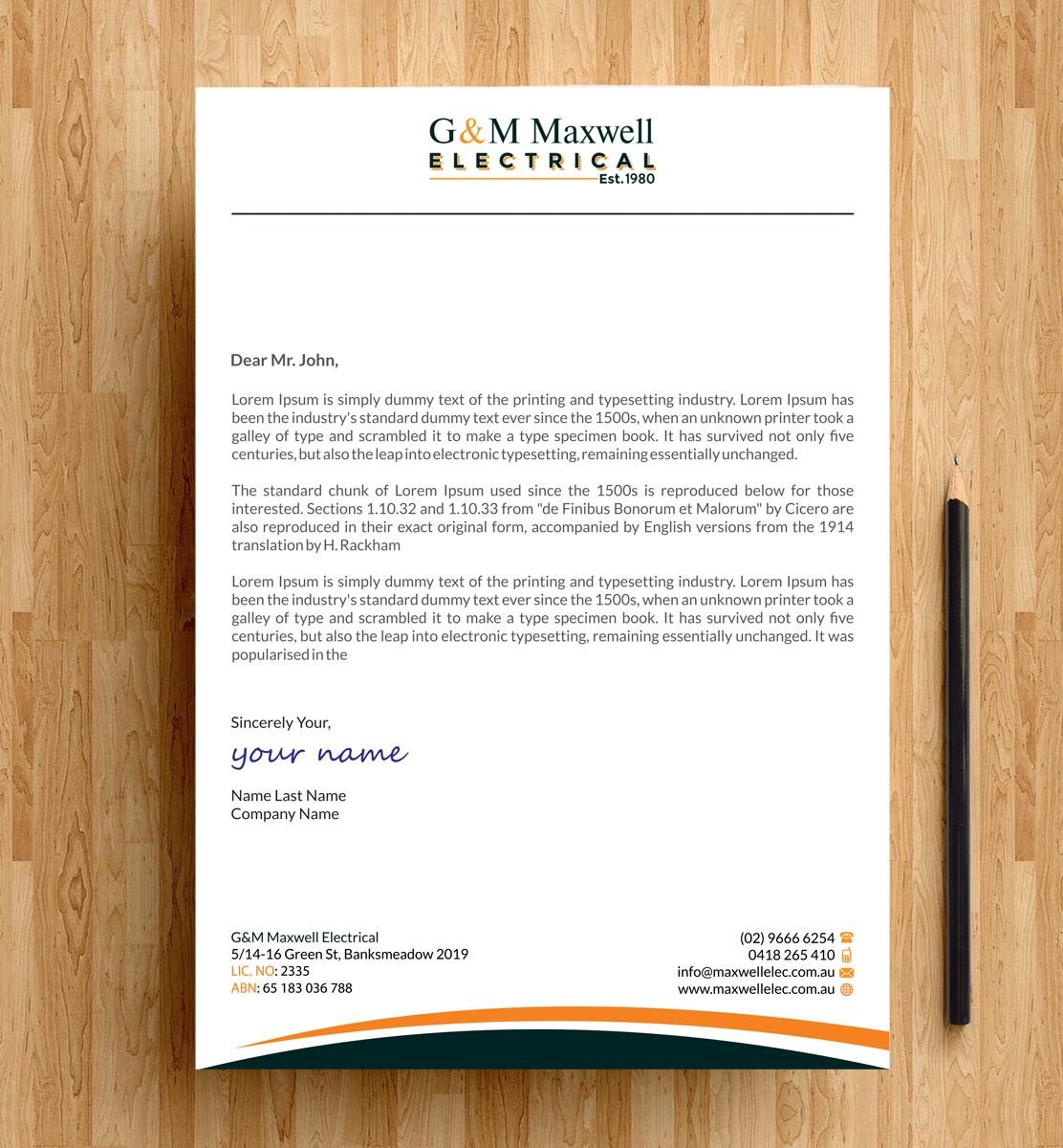 Letterhead Design by alpesh9520 for this project | Design #11921517