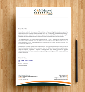 Letterhead Design by alpesh9520 for this project | Design: #11921517