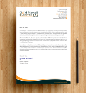 Letterhead Design by alpesh9520 for this project | Design: #11940650
