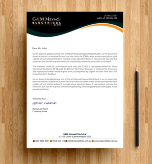 Letterhead Design by alpesh9520 for this project | Design: #11940682