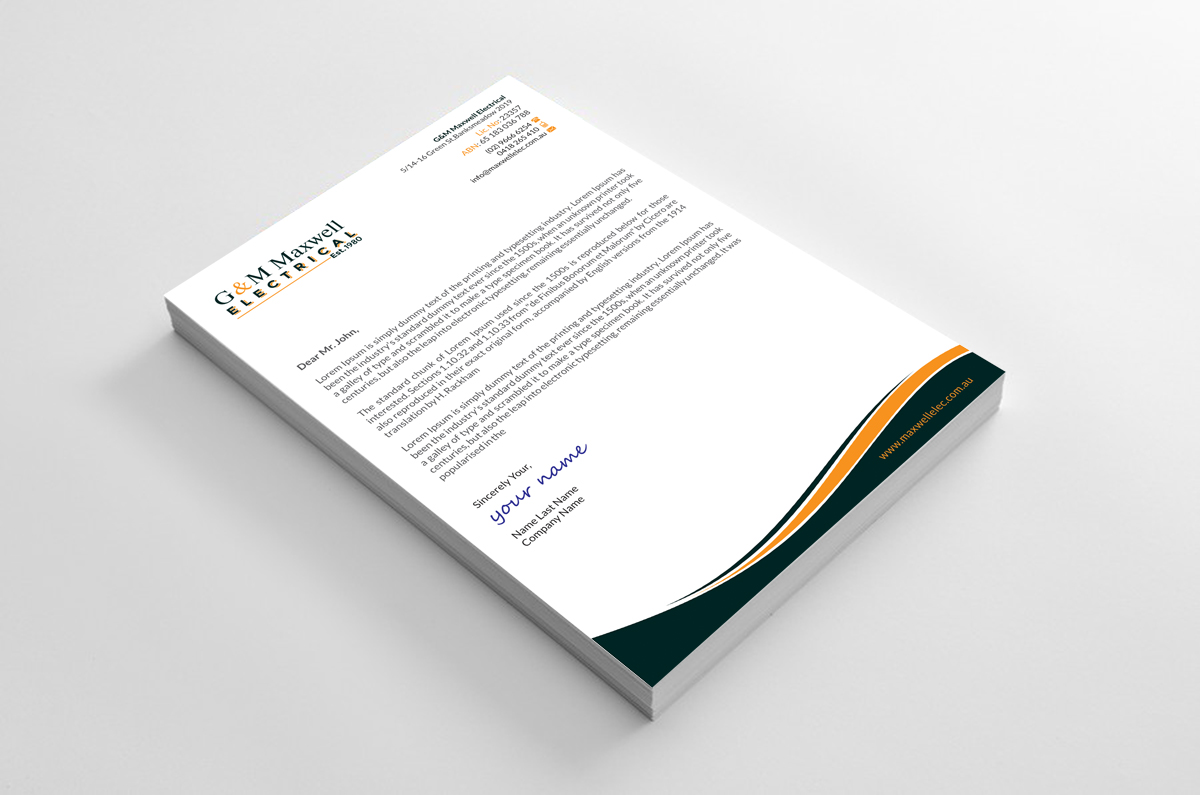 Briefkopf-Design von alpesh9520 für dieses Projekt | Design #11940683