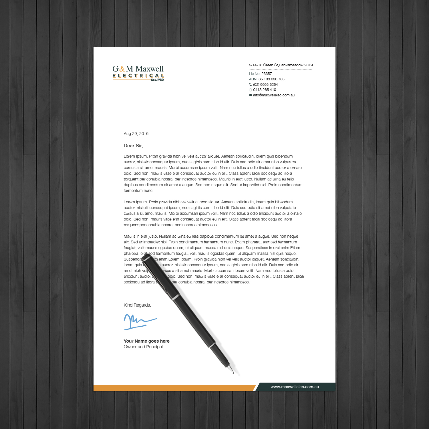 Letterhead Design by Mulugeta for this project | Design #11913391