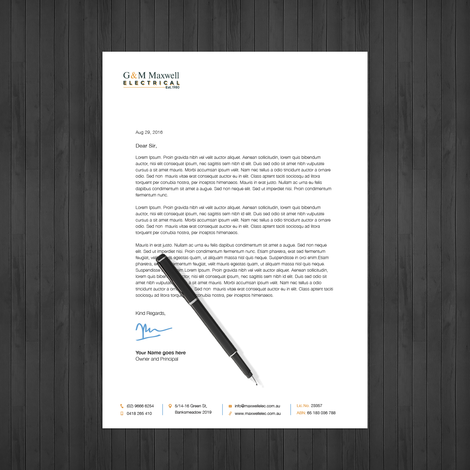 Briefkopf-Design von Mulugeta für dieses Projekt | Design #11913393