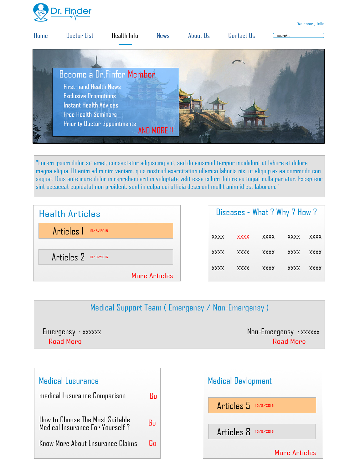 Web Design by Bruce.Wayne for this project | Design #12319349