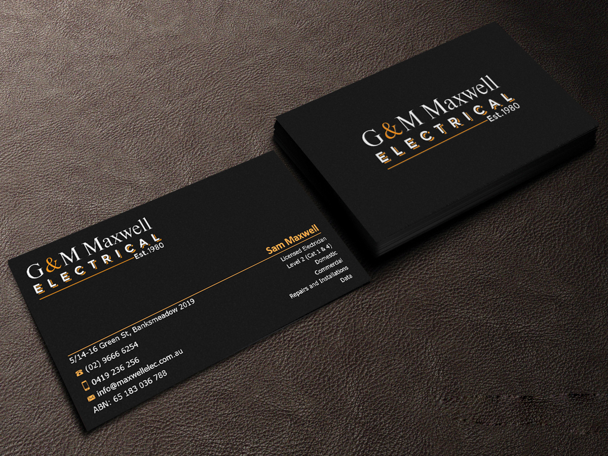Business Card Design by EWS Webs for this project | Design #11990399