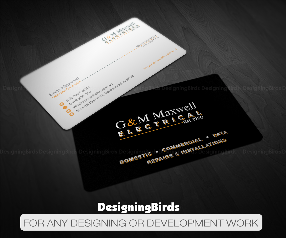 Business Card Design by Designing Birds for this project | Design #11912496