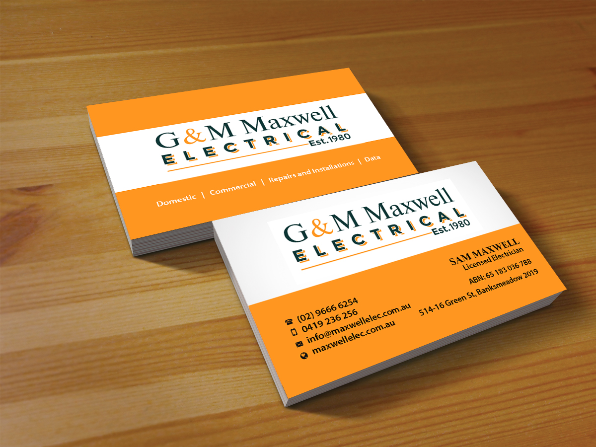 Business Card Design by Creations Box 2015 for this project | Design #11921572