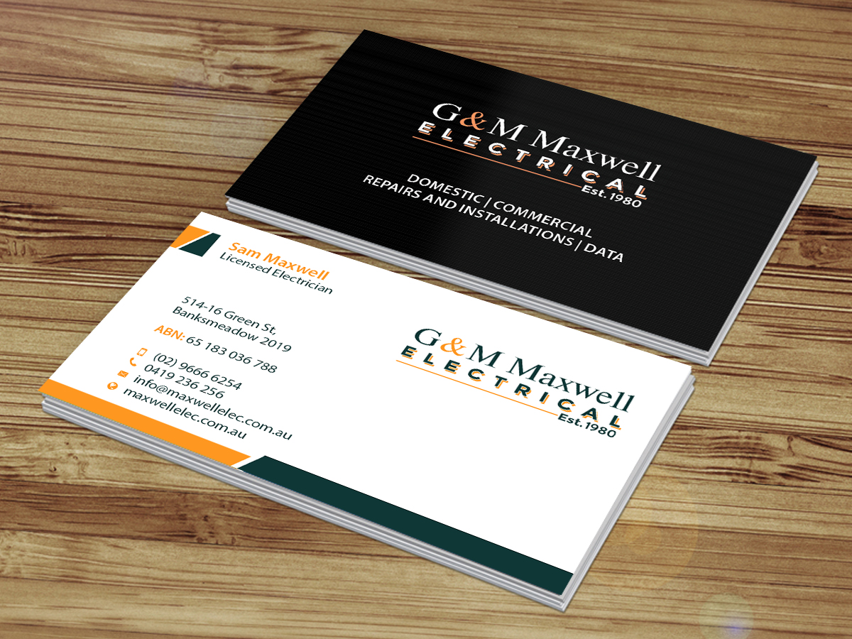 Business Card Design by Creations Box 2015 for this project | Design #11921590