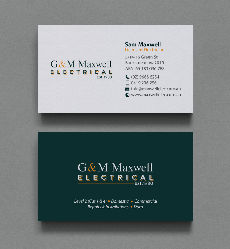 Business Card Design by chandrayaan.creative for this project | Design #11914253