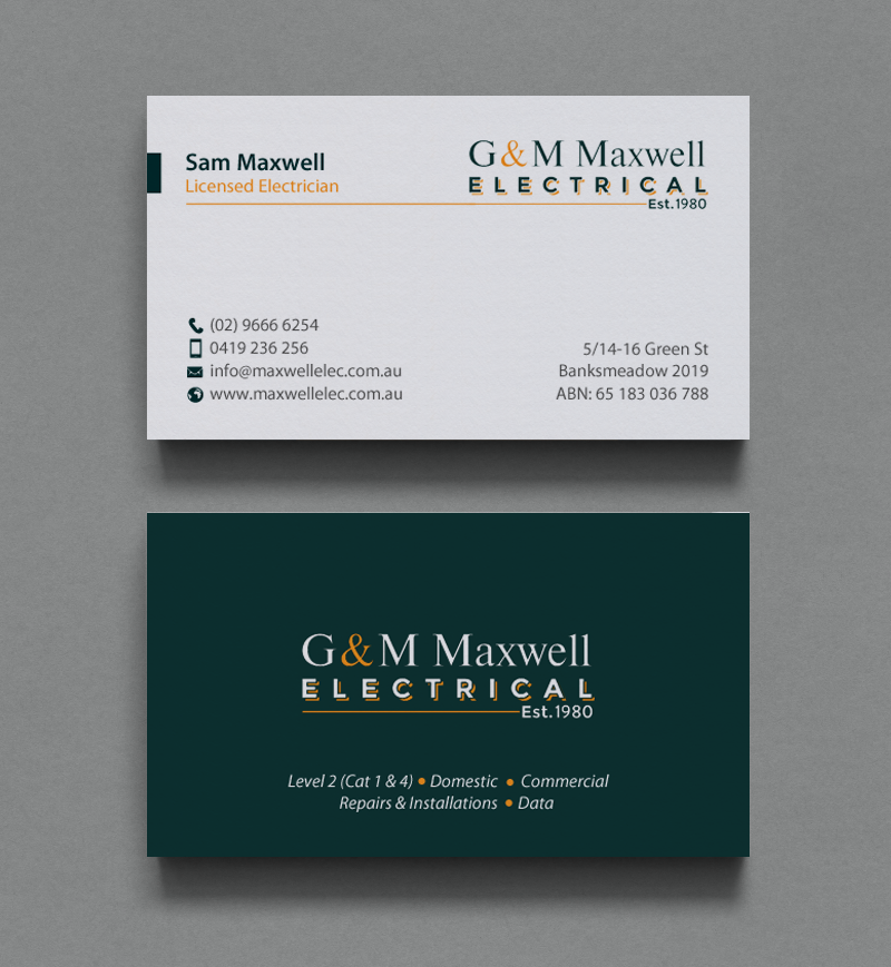 Business Card Design by chandrayaan.creative for this project | Design #11914254