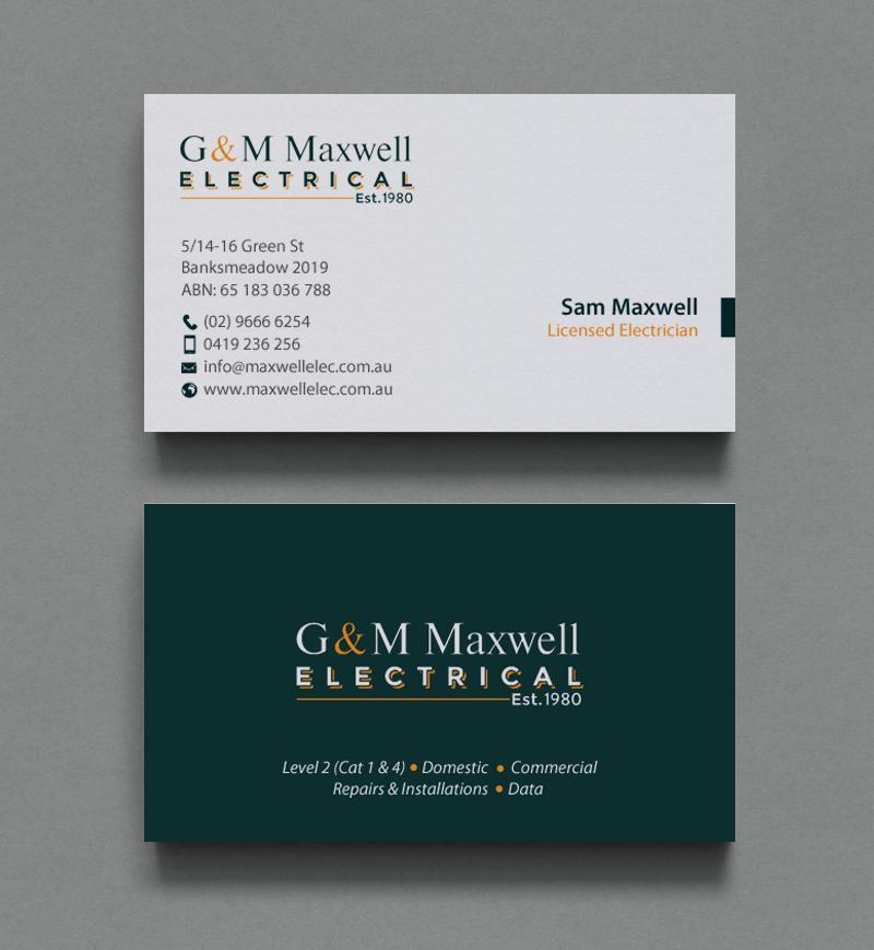 Business Card Design by chandrayaan.creative for this project | Design #11914256