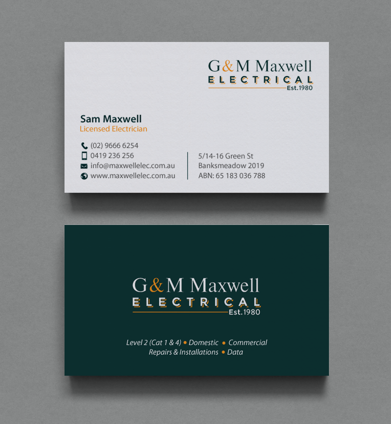 Business Card Design by chandrayaan.creative for this project | Design #11914275