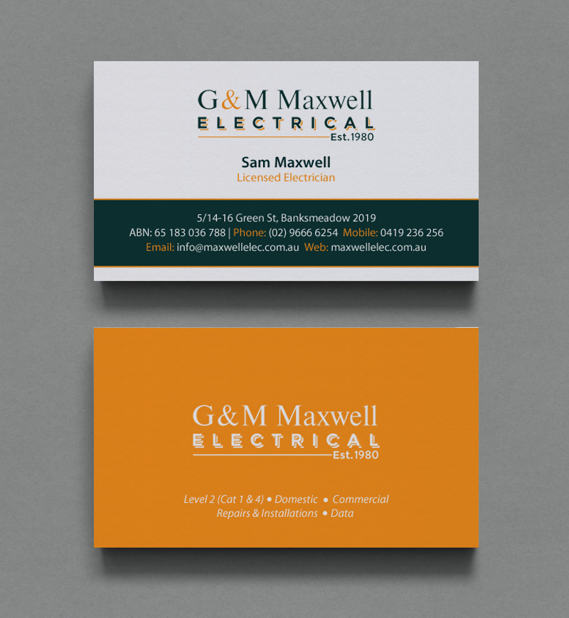 Business Card Design by chandrayaan.creative for this project | Design #11914276