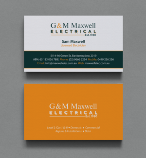 Business Card Design by chandrayaan.creative for this project | Design: #11914276