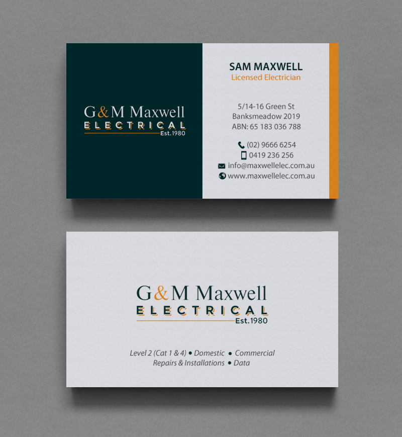 Business Card Design by chandrayaan.creative for this project | Design #11914277