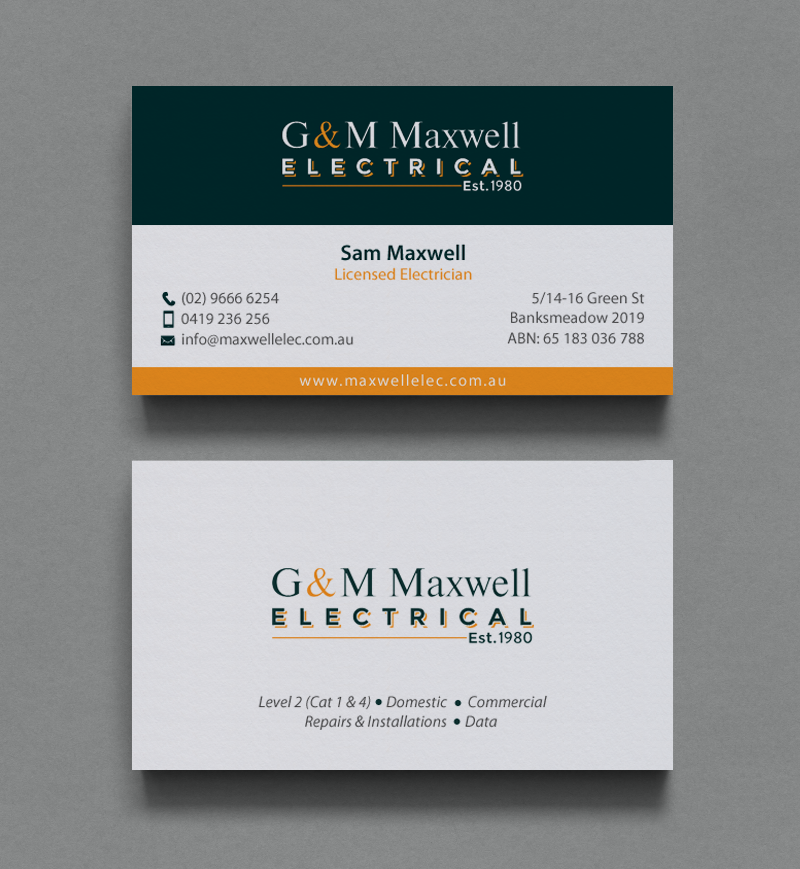 Business Card Design by chandrayaan.creative for this project | Design #11914278