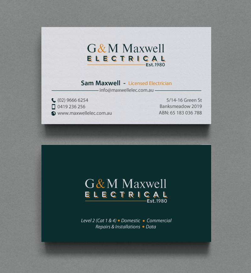 Business Card Design by chandrayaan.creative for this project | Design #11914280