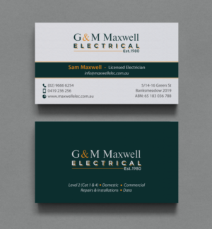 Business Card Design by chandrayaan.creative for this project | Design: #11914283