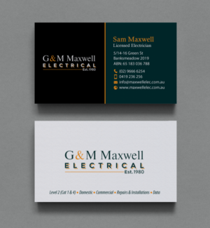 Business Card Design by chandrayaan.creative for this project | Design: #11953948