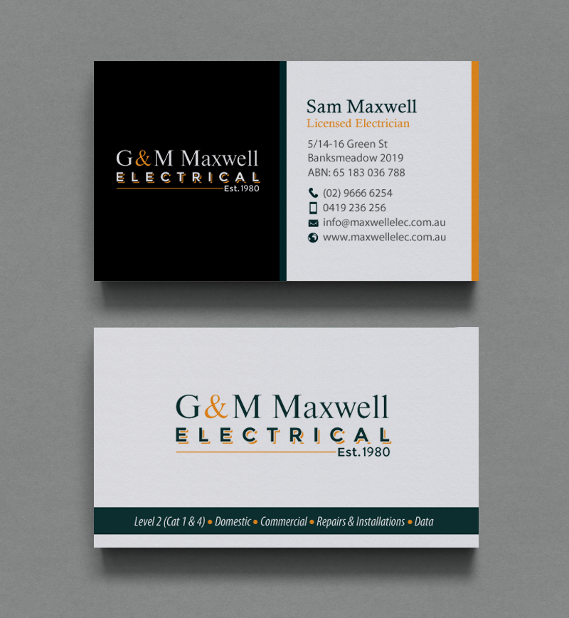 Business Card Design by chandrayaan.creative for this project | Design #11953950