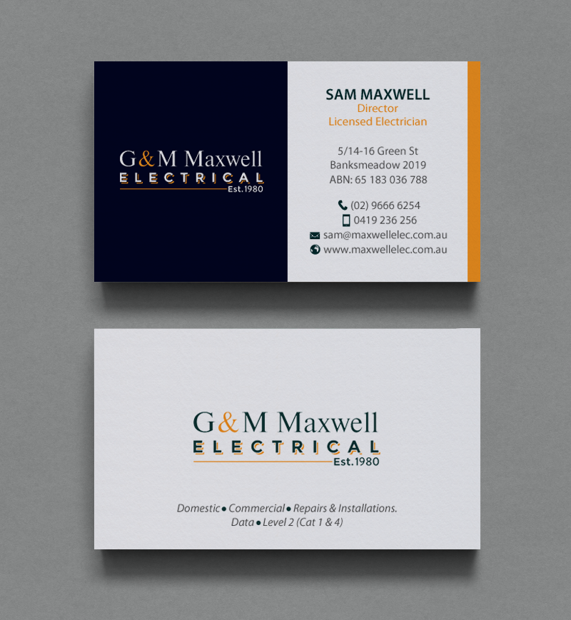 Business Card Design by chandrayaan.creative for this project | Design #11991988