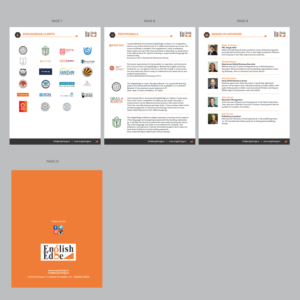 Broschüren-Design von Achiver für Liqvid English Edge Pvt. Ltd   | Design: #11940931