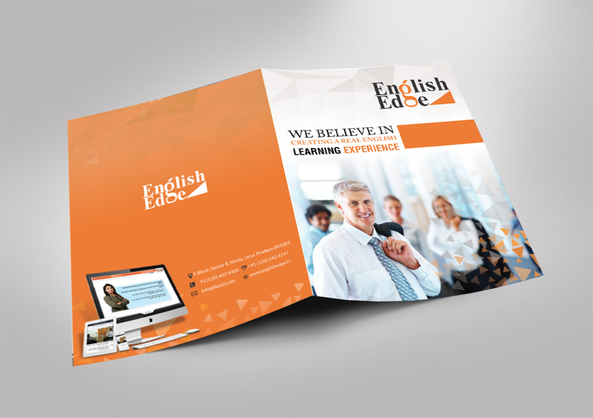 Brochure Design by creative.bugs for Liqvid English Edge Pvt. Ltd   | Design #11915494