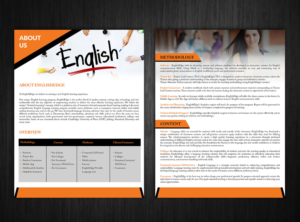 Broschüren-Design von creative.bugs für Liqvid English Edge Pvt. Ltd   | Design: #11917337