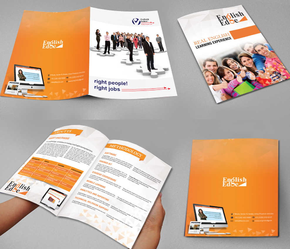 Brochure Design by creative.bugs for Liqvid English Edge Pvt. Ltd   | Design #11924834