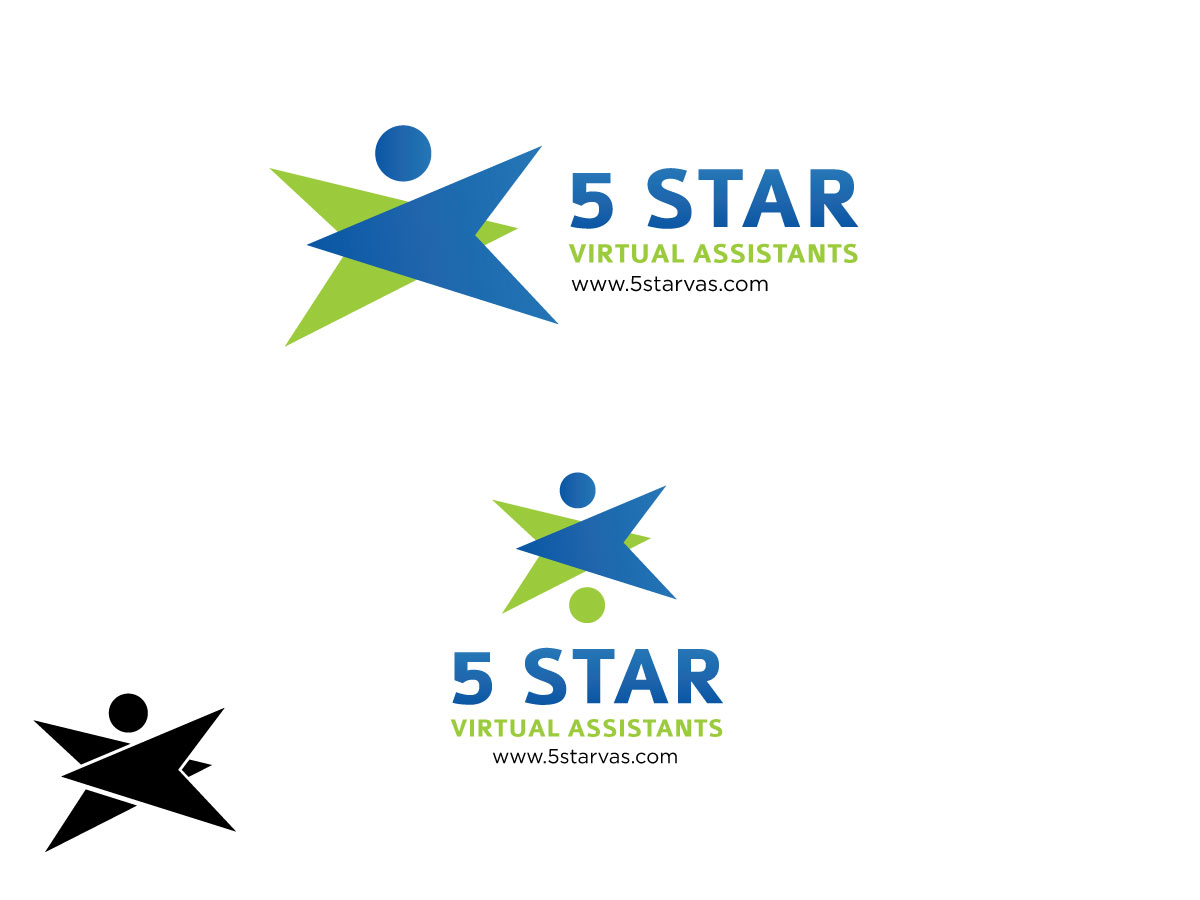 Logo Design by RL Designs for 5 Star Virtual Assistants | Design #11981439