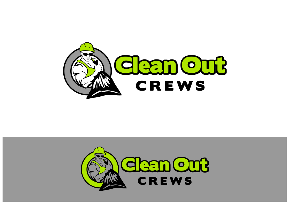 Logo Design by Amduat Design for Clean Out Crews | Design #12422049
