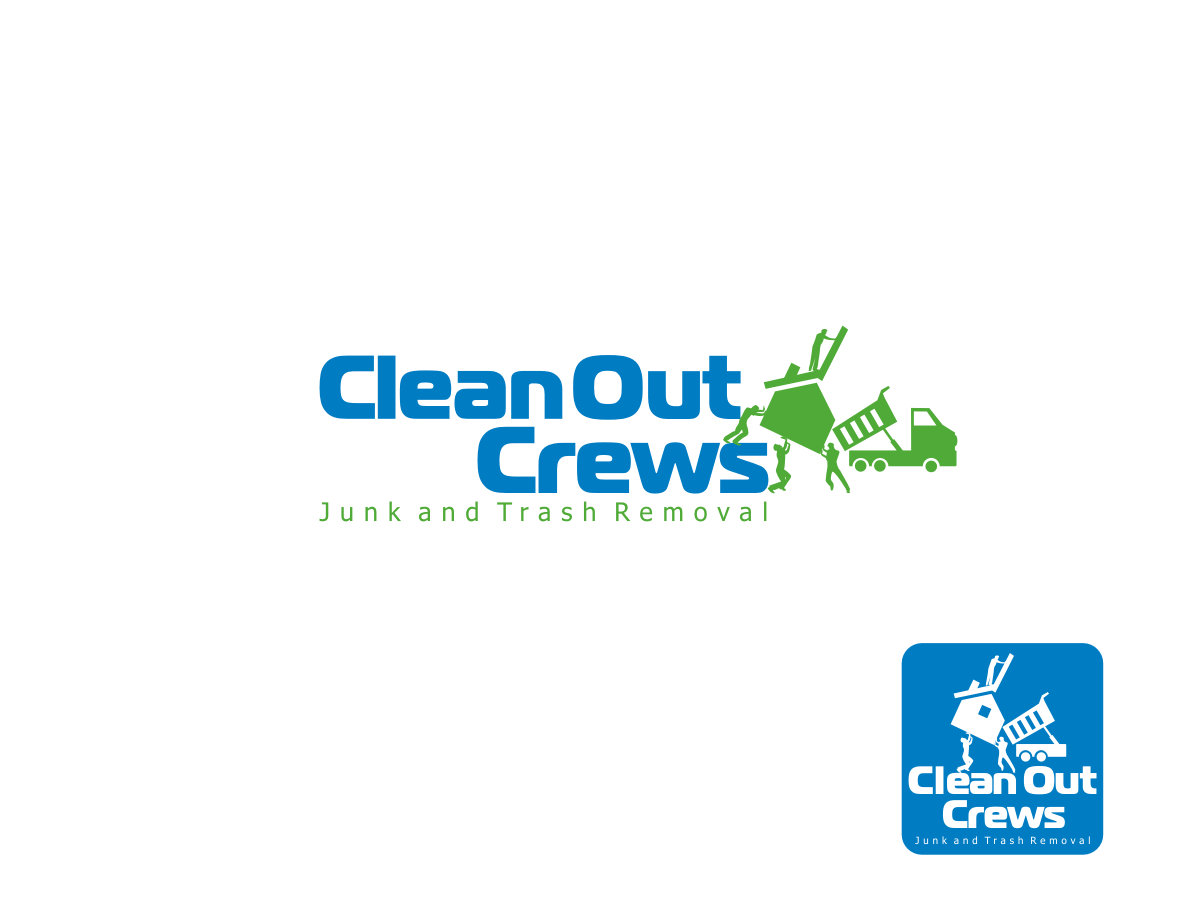 Logo Design by Blueberry for Clean Out Crews | Design #12534467