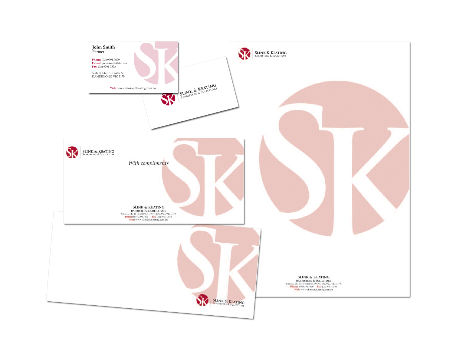 Stationery Design by Marion Lambert-Nuding for Kinetic Digital | Design #26531