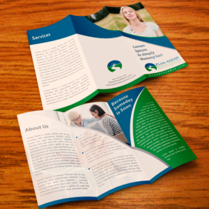 Broschüren-Design von Tama R.M für Plan Ahead Medical Services | Design: #12026911