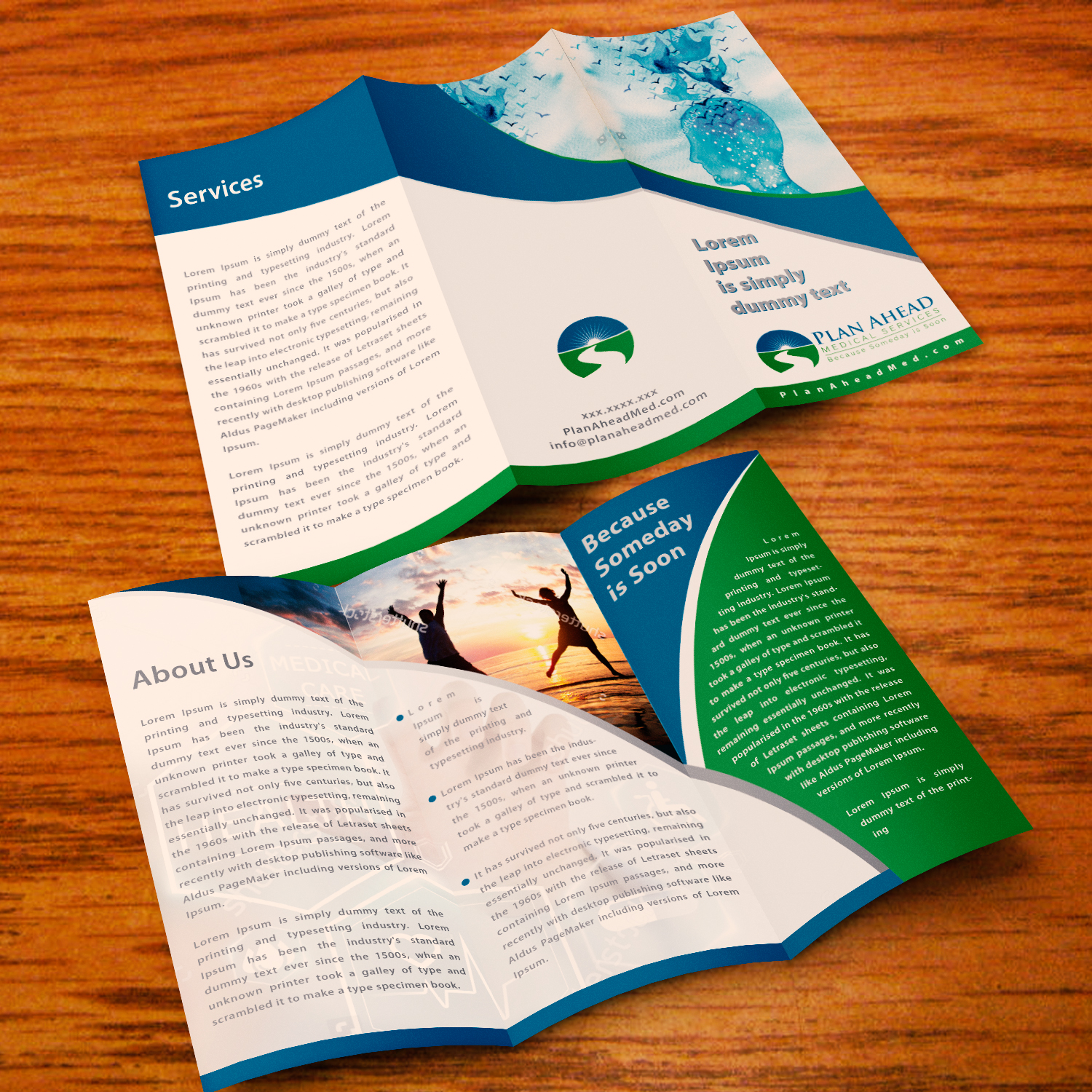 Design de Brochure par Tama R.M pour Plan Ahead Medical Services | Design #12026912