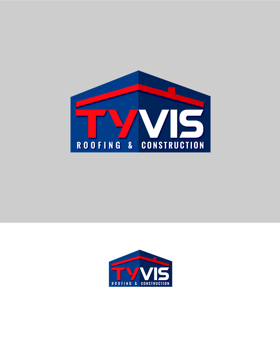 Diseño de Logo por CanDoDesign para Tyvis Roofing & Construction, Inc. | Diseño #11985938