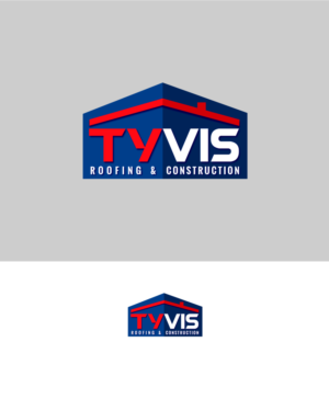 Logo-Design von CanDoDesign für Tyvis Roofing & Construction, Inc. | Design: #11985938