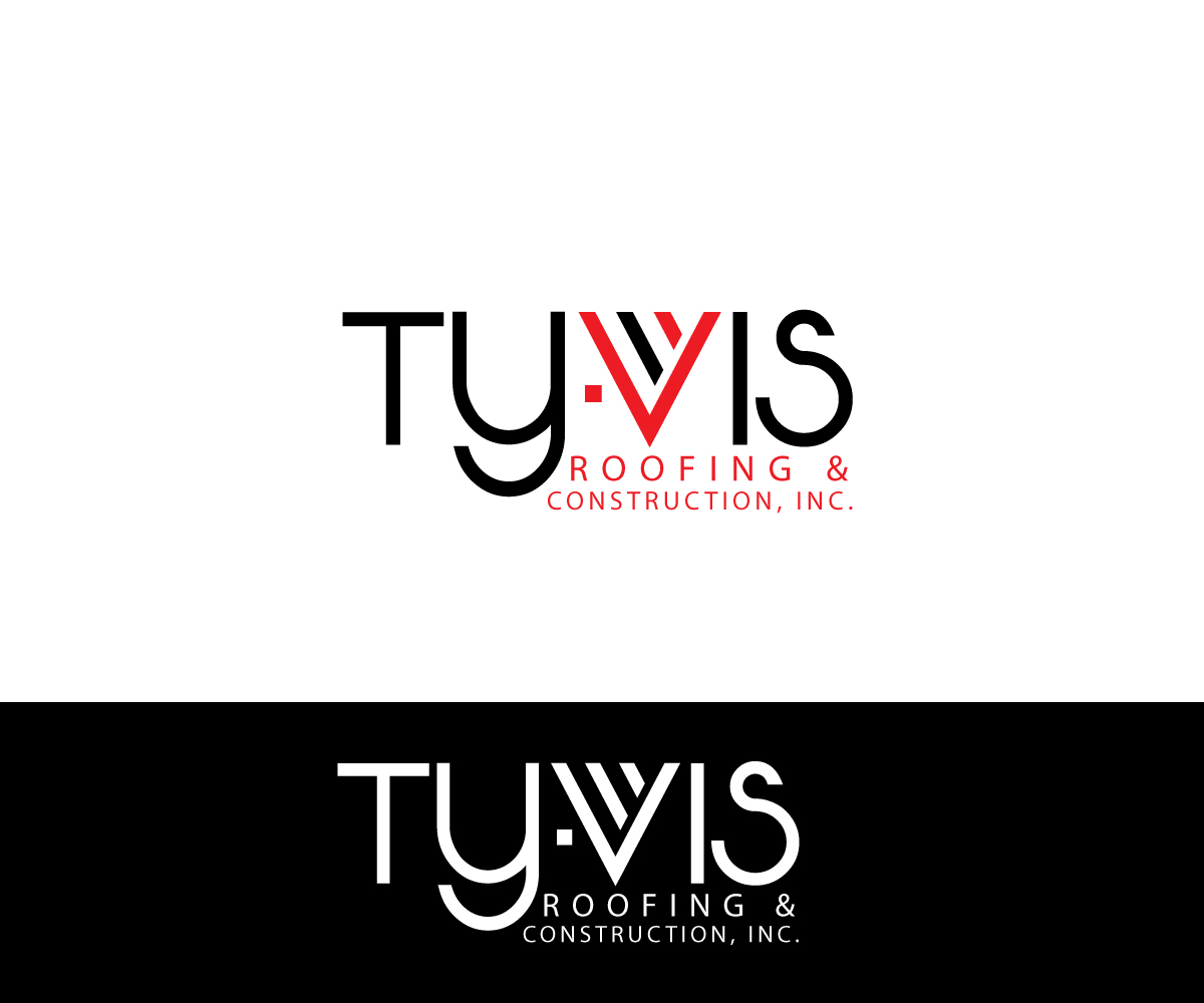 Logo Design by Omee63 for Tyvis Roofing & Construction, Inc. | Design #11924111
