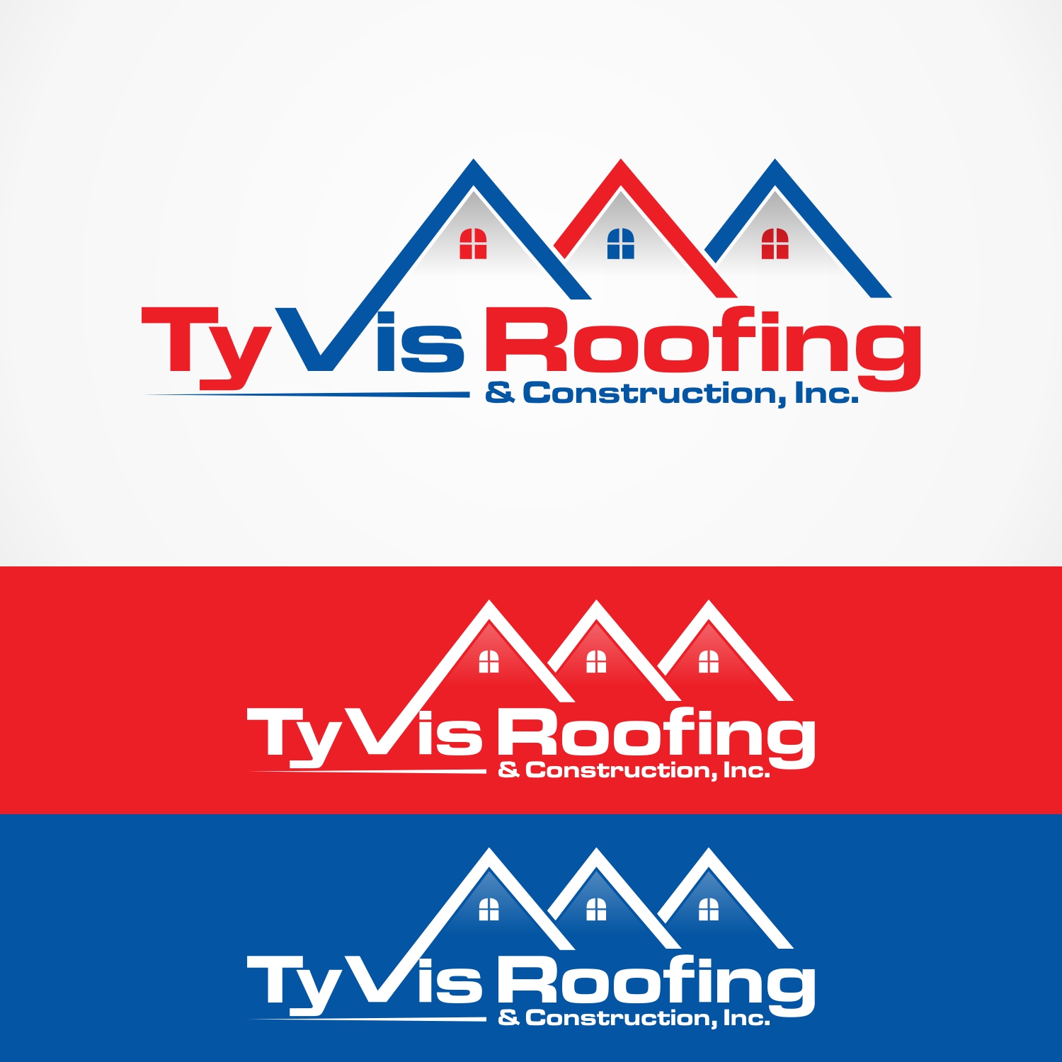 Logo Design by JesPixel for Tyvis Roofing & Construction, Inc. | Design #11978171