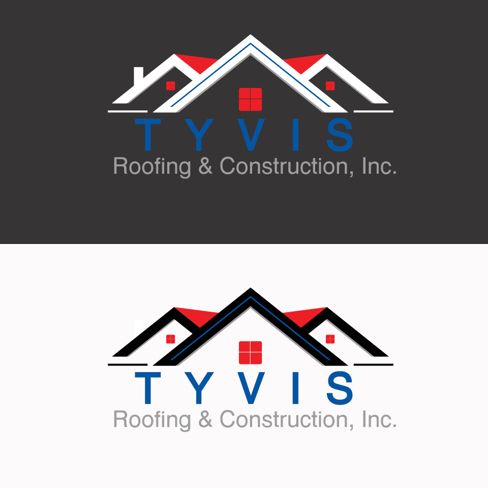 Logo-Design von KeyLee für Tyvis Roofing & Construction, Inc. | Design #12015765