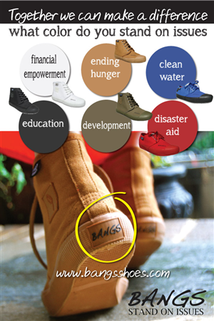 Signage Design by Soula Vetter for BANGS Shoes | Design: #2368446