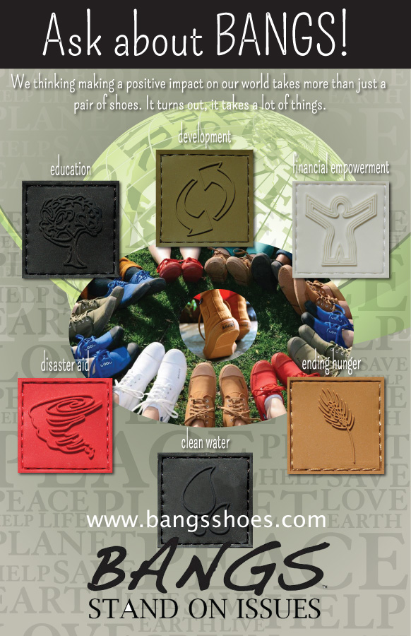 Signage Design by Soula Vetter for BANGS Shoes | Design #2381163