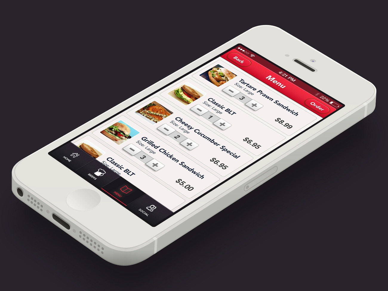 App Design by Nicky Bozic for this project | Design #2440114