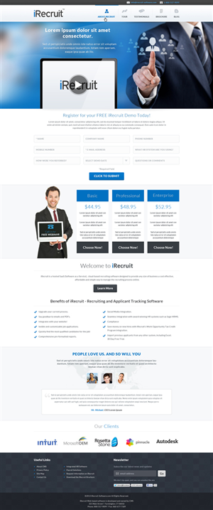 Web Design by Hashim Creetto for this project | Design: #2428639