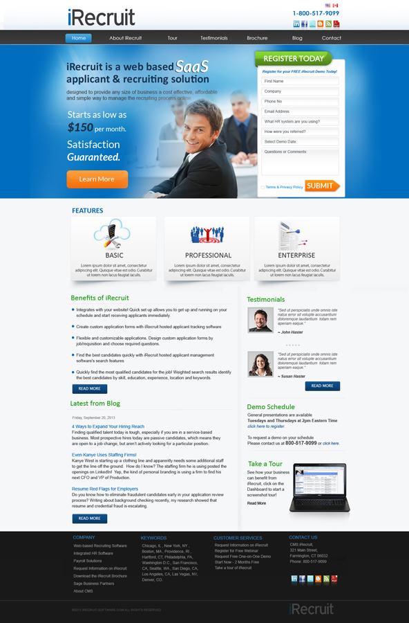 Web Design by mahadesigner for this project | Design #2419731