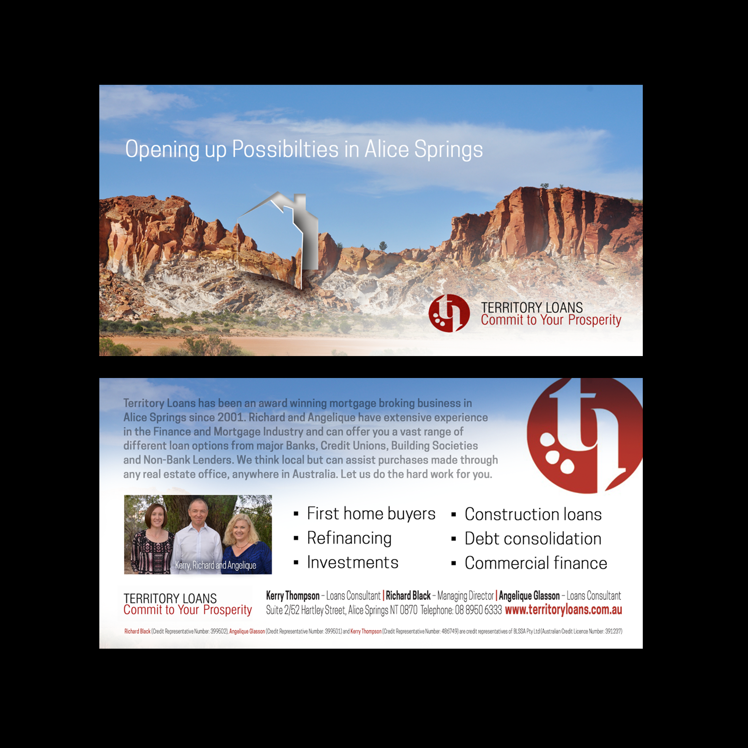 Flyer Design by see why for Territory Loans | Design #11956685