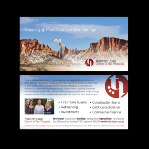 Flyer Design by see why for Territory Loans | Design: #11956685
