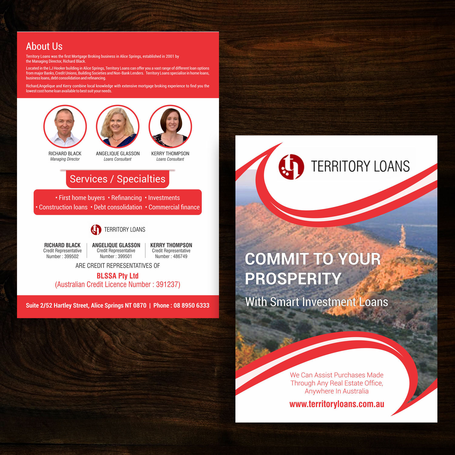 Flyer Design by uk for Territory Loans | Design #11989385