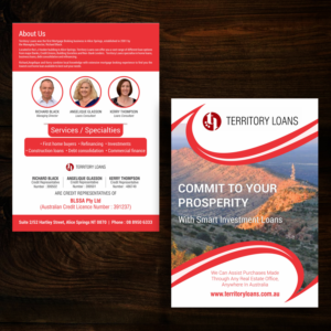 Flyer Design by uk for Territory Loans | Design: #11989385
