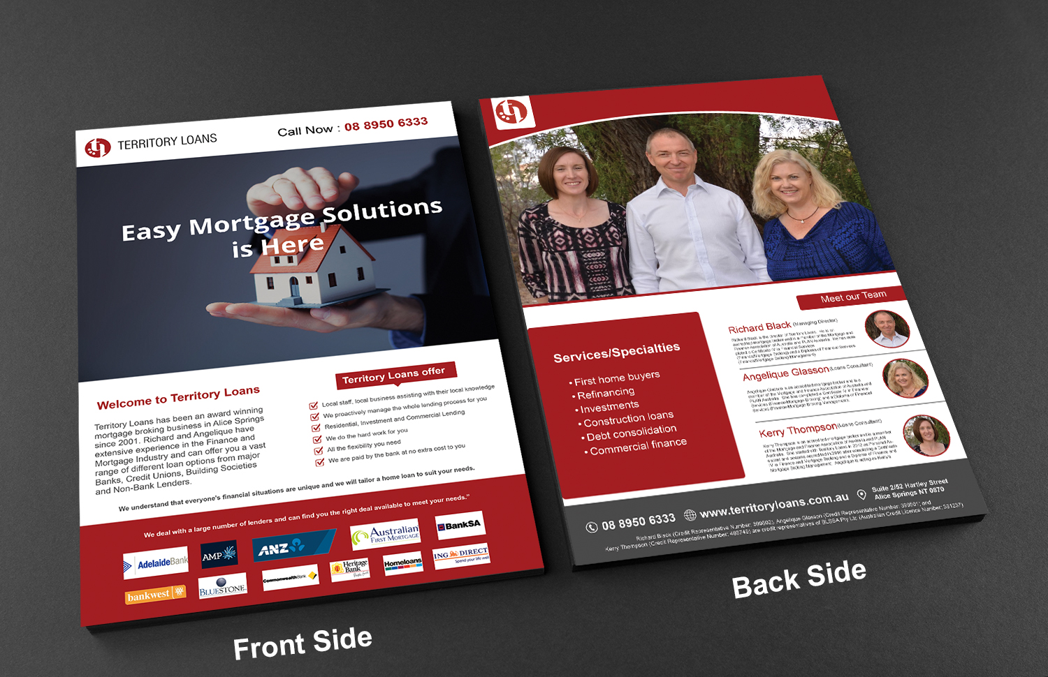 Flyer Design by EWS Webs for Territory Loans | Design #11930878